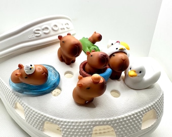 Capybara Shoe Charms | Pelican Shoe Charm | Alligator Clog Charm | Cute Capybara Charm | Unique Gift
