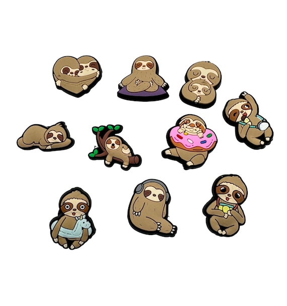 Sloth croc charm clearance