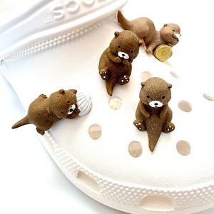 Otter Shoe Charms | Otter Shoe Charm | Cute Otter | Animal Shoe Charms | 3D Shoe Charms | Unique Shoe Charms | Gift Ideas