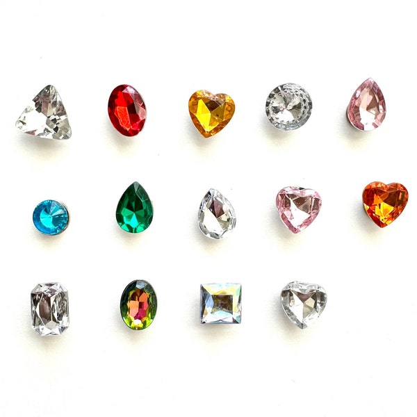Jewels Charms for Shoes | Diamond Stone | Pear Cut Charm for Shoes | Gems