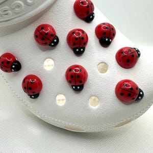 Ladybug Shoe Charms | Lady Bug | Insect Shoe Charms | Cute Bug | Ladybug Shoe Charm | Unique Gift Ideas