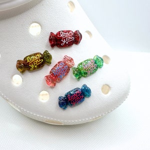 Candy Shoe Charms | Candy Clog | Love You Shoe Charms | 3D Shoe Charms | Rainbow Candy Charms | Unique Gift Ideas