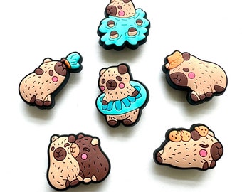 Capybara Shoe Charm | Cute Shoe Charms | Animal Charms | Kawaii Charms | Rodent Shoe Charm | Gift Ideas