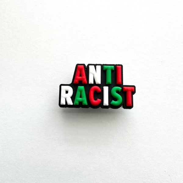 Anti-Racist Croc Charms | Unity and Acceptance Charm | Equality Charm | Gift Ideas