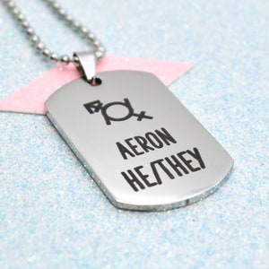 Ally shop name necklace