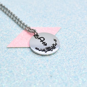 Floral Pansexual Pride Necklace