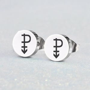 Pansexual Stud Earrings, Pansexual Jewellery, Pansexual Pride Gifts, LGBTQ+ Jewellery, LGBTQ Pride