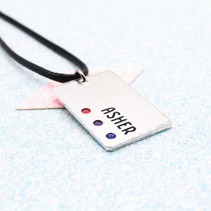 Artisan, Empowering Bisexual Necklace - Adjustable Cord