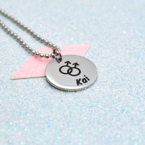 My Truth, Gay Pride Necklace, Personalised LGBT Gay Pride Jewellery