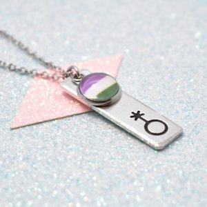 Geslacht Queer Pride ketting