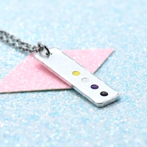 Niet-binaire Pride-hangerketting: LGBT-sieraden