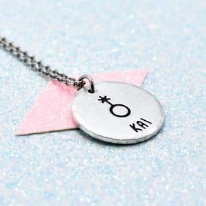 Artisan Personalised, Non Binary Necklace - Handmade Signature Collection