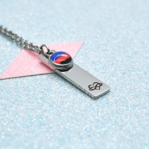 Minimalistische Polyamory Halskette, Polyamory Pride, Polyamory Geschenke