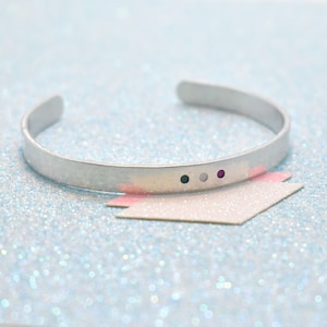 Minimalist Gender Queer Pride Bracelet - LGBTQ Gay Pride Bracelet, Gender Queer Jewellery