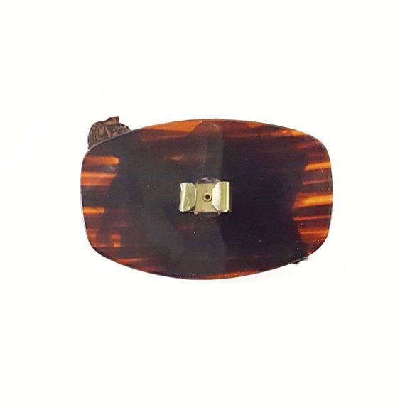 Celluloid Animal Hair Clip - image 2