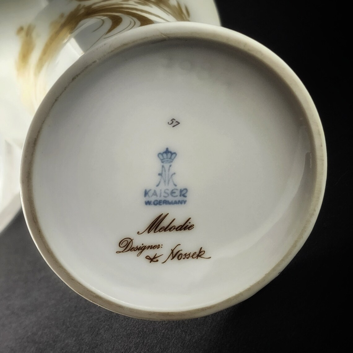 Kaiser Melodie Porcelain Vase W. Germany K. Nossek Design No. Etsy
