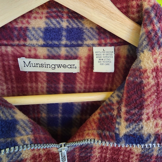 Munsingwear Fleece Pullover Jacket - image 4