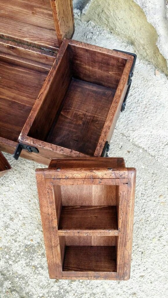 Scatola di legno per gioielli Vintage Box - Porta Gioielli