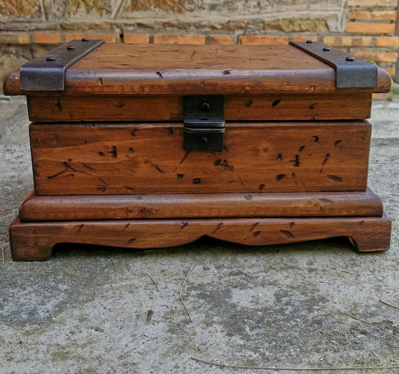 Keepsake Box Large Solid Wood Box Reclaimed Wood Box Made Etsy Australia