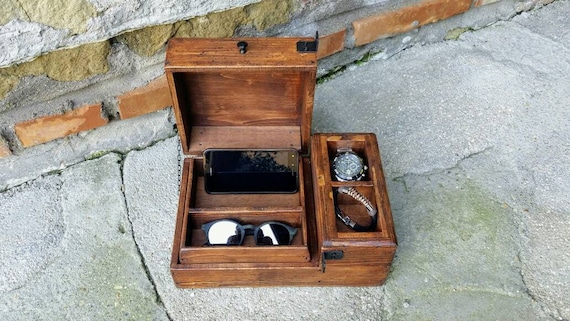 Mens watch and jewelry box hotsell