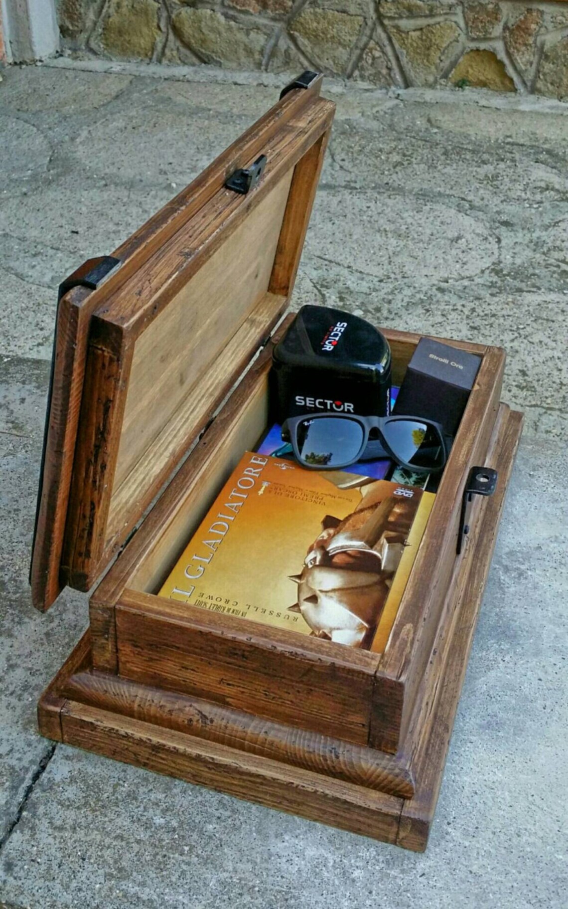 Large Keepsake Box , Wood Storage Box , Memory Box , Jewelry Box ...