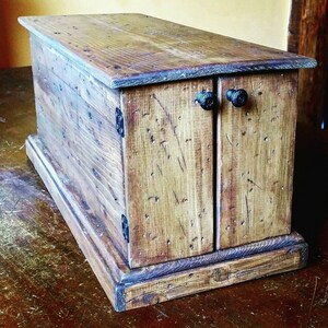 Rustic Wooden Box ,antiqued Jewelry Box With Drawers , Keepsake Box - Etsy