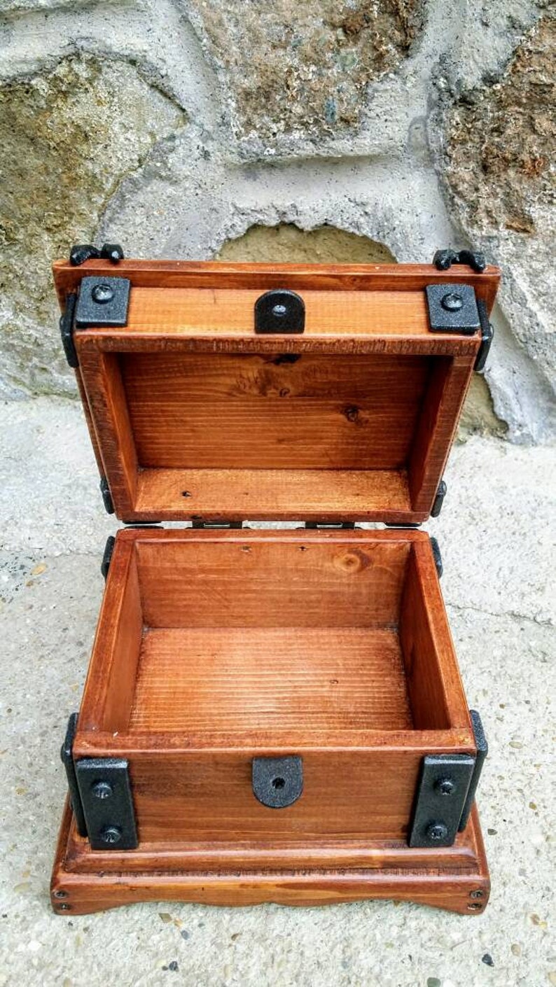 Wood Jewelry Box Reclaimed Wood Box Etsy