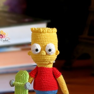 Amigurumi Crochet Pattern : Bart Simpson PDF File - Etsy