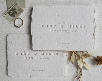 The Audrey Suite Mini Save the Dates / SAMPLES