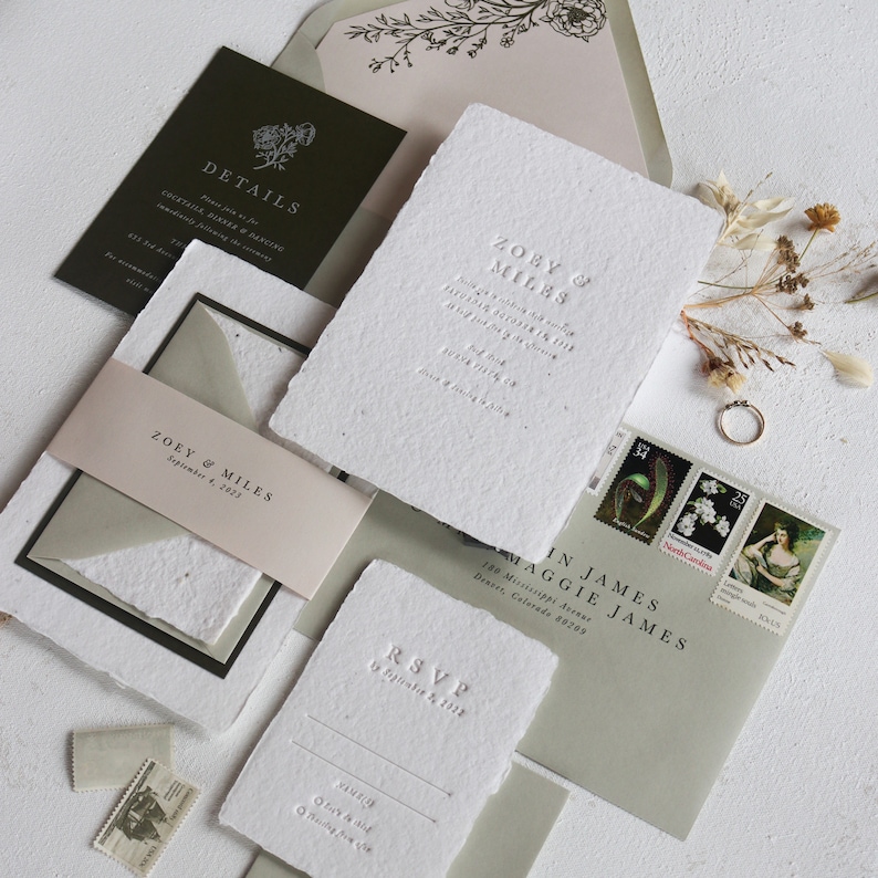 The Audrey Suite Wedding Invitation / SAMPLES image 4