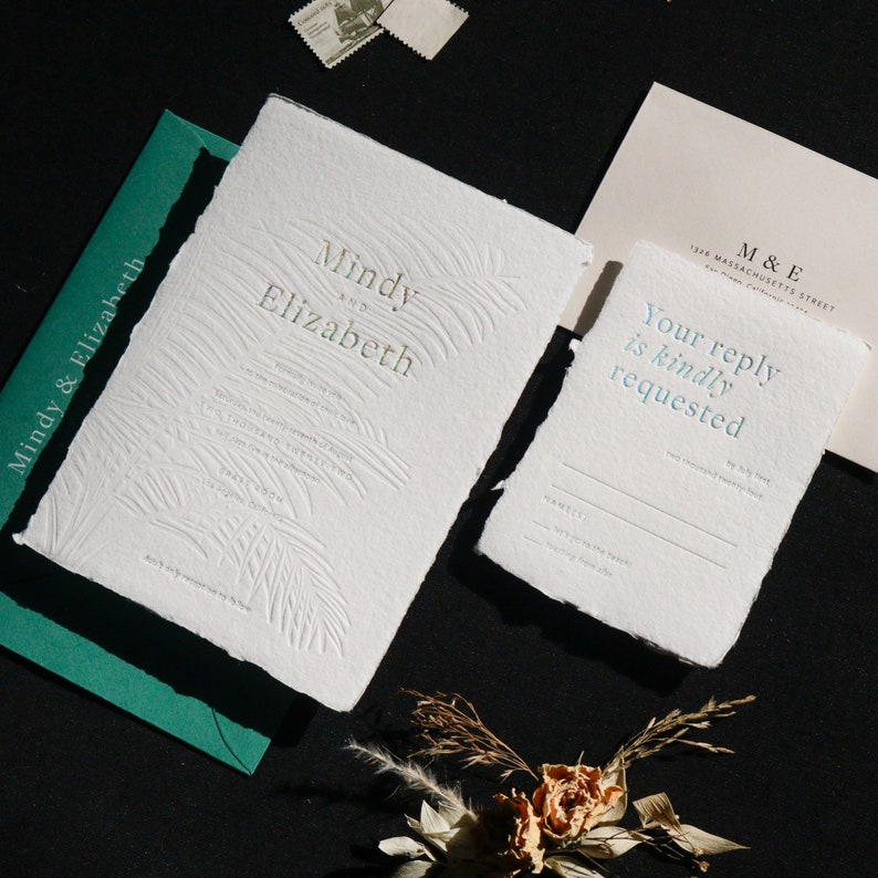The Paradise Suite Wedding Invitation / SAMPLES image 6