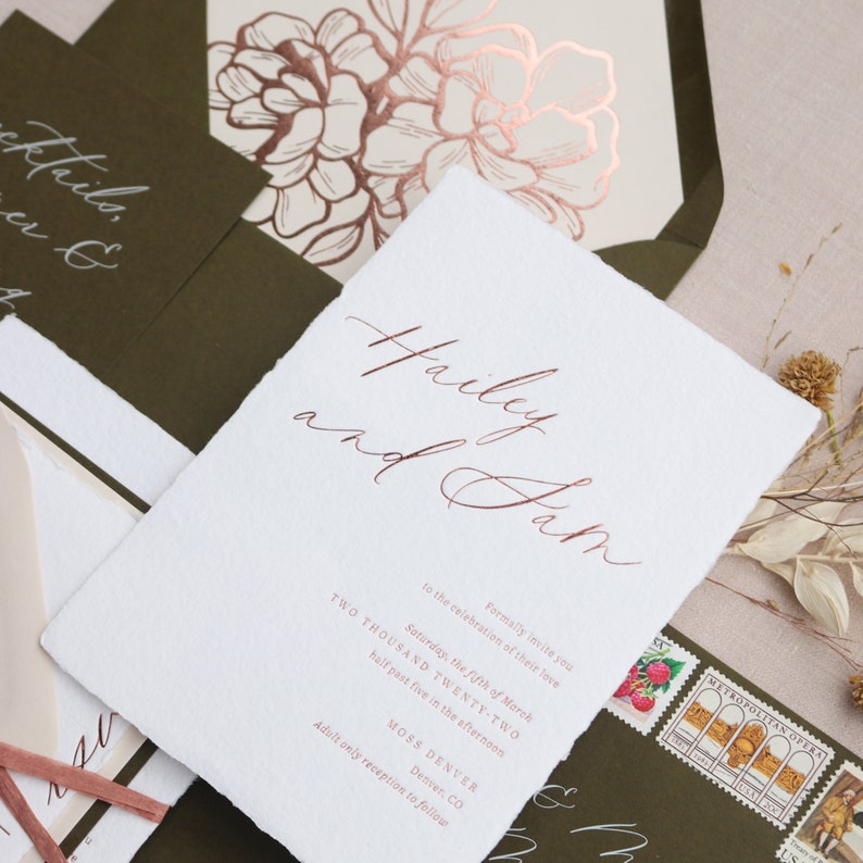 The Ma Chérie Suite Wedding Invitations / SAMPLES image 7