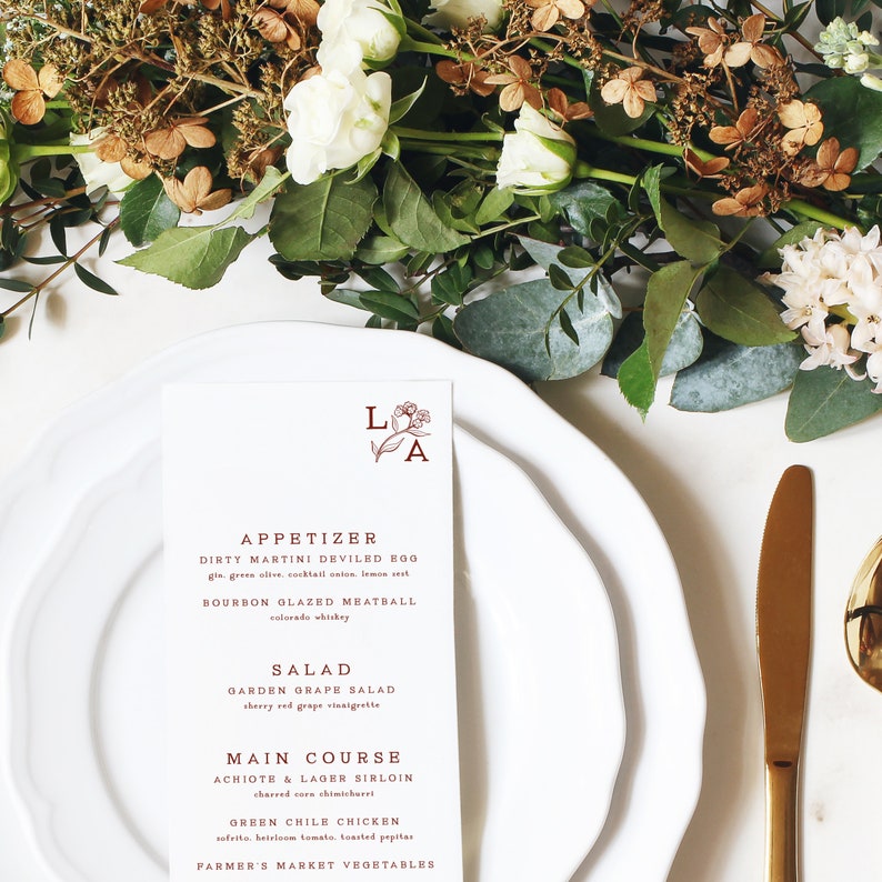 Floral monogram Organic logo Farmhouse Wedding Wedding logo Digital Download Wedding Monogram Custom Monogram Monogram Crest