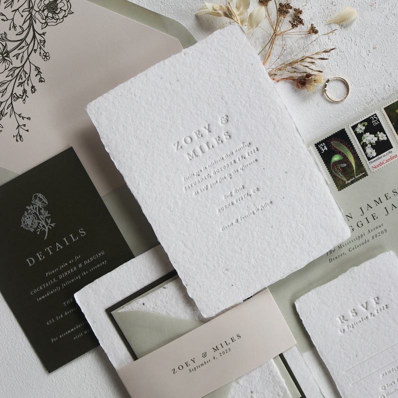 The Audrey Suite Wedding Invitation / SAMPLES image 6