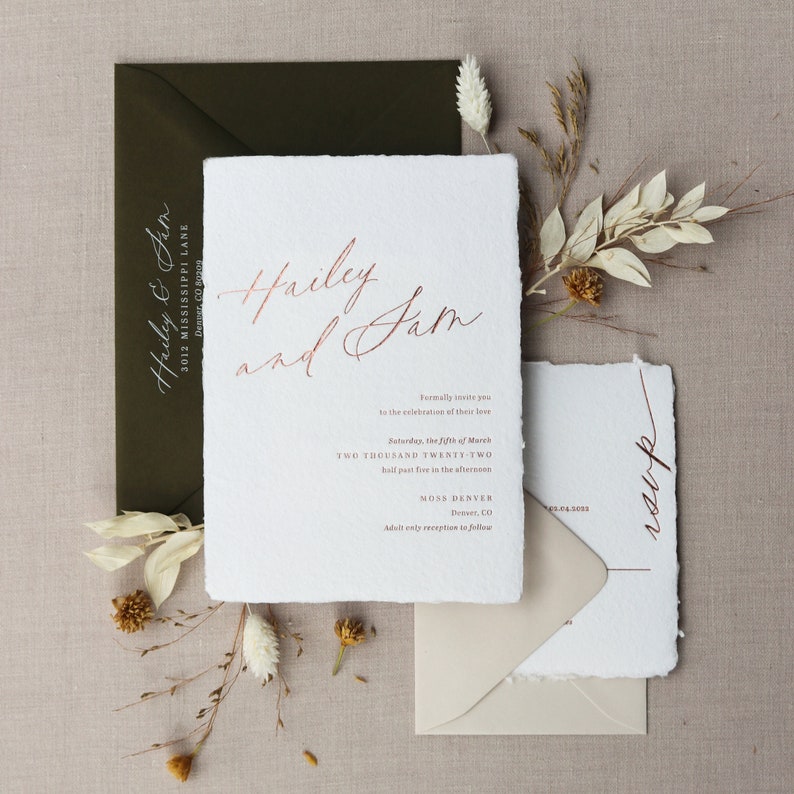 The Ma Chérie Suite Wedding Invitations / SAMPLES image 6