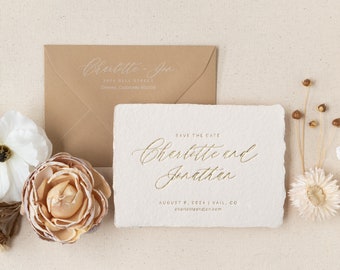 The Carta Bella Suite Mini Save the Dates / SAMPLES