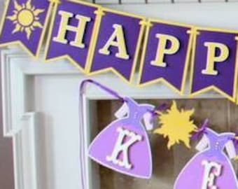 Rapunzel Party Banner