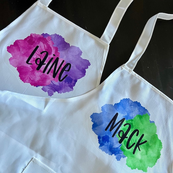Customize Paint Splat Apron, Painting Party, Painting Decorations and Favors