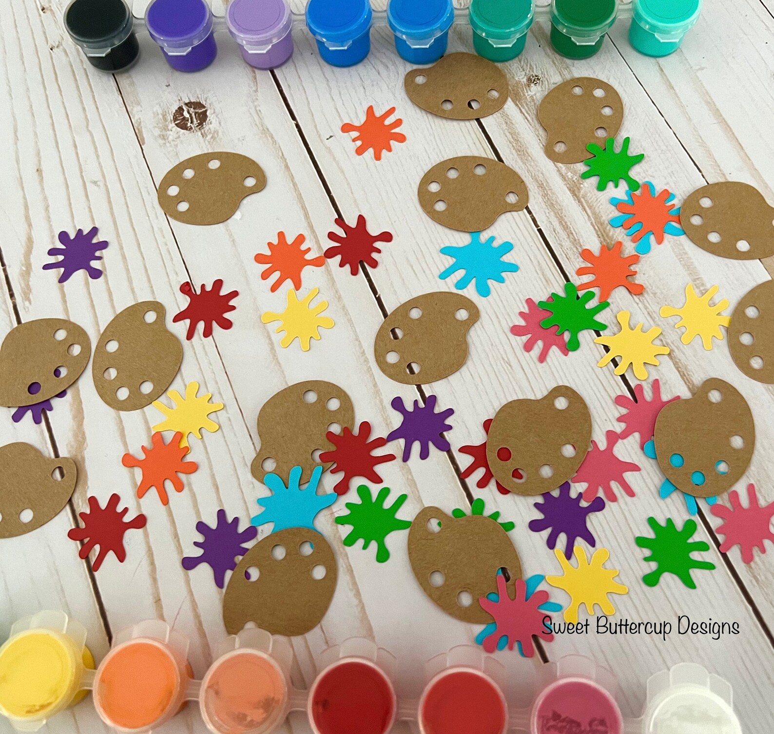 Paint Party Thank You Tags/painting Party Favor Tags/paint Etsy