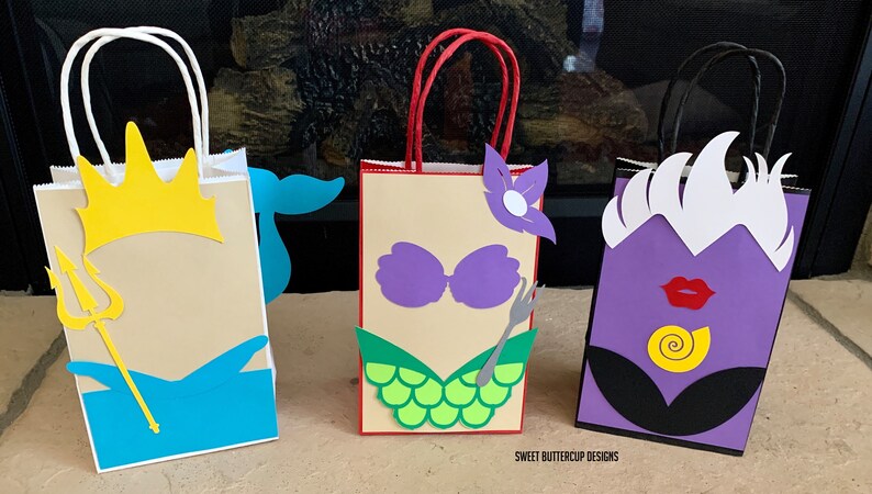 Little Mermaid Party Banner Little Mermaid Banner Little Mermaid Letter Art