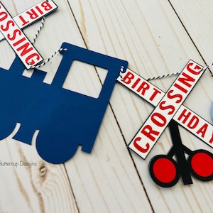 Train Party Garland, Train Garland, Train Theme Party Decorations
