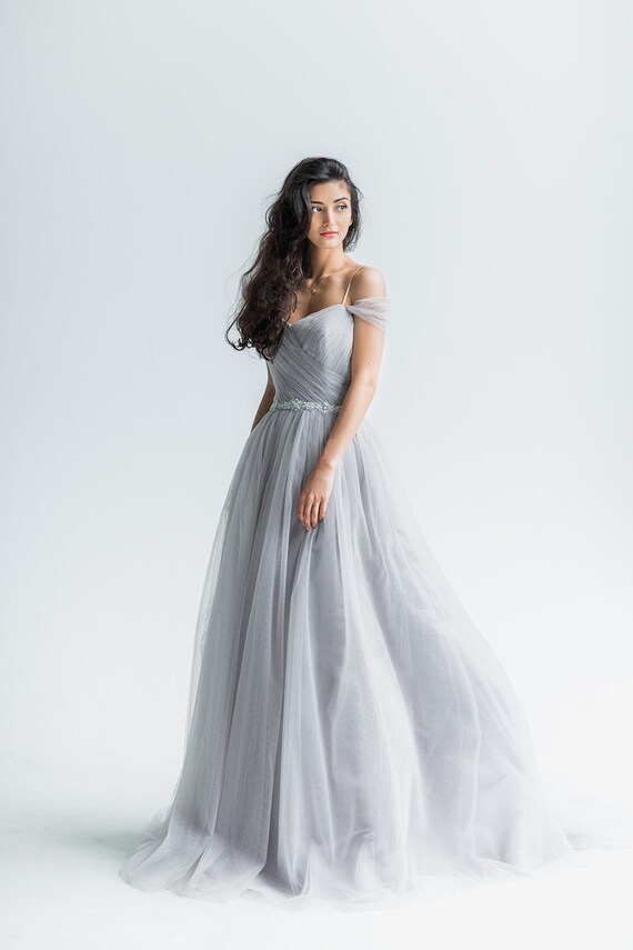 simple grey dress