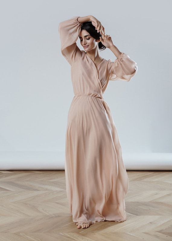 simple beige dress