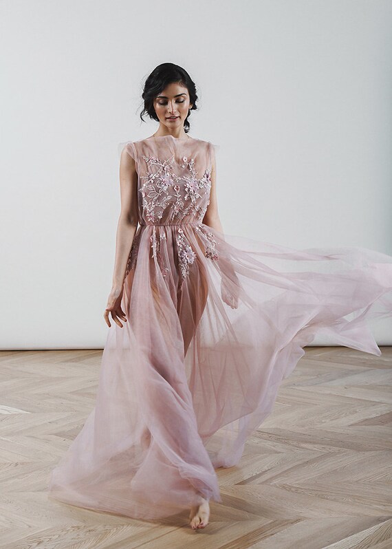 blush bridal and formal wear