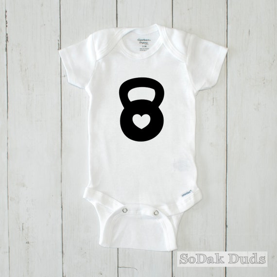 crossfit baby onesie