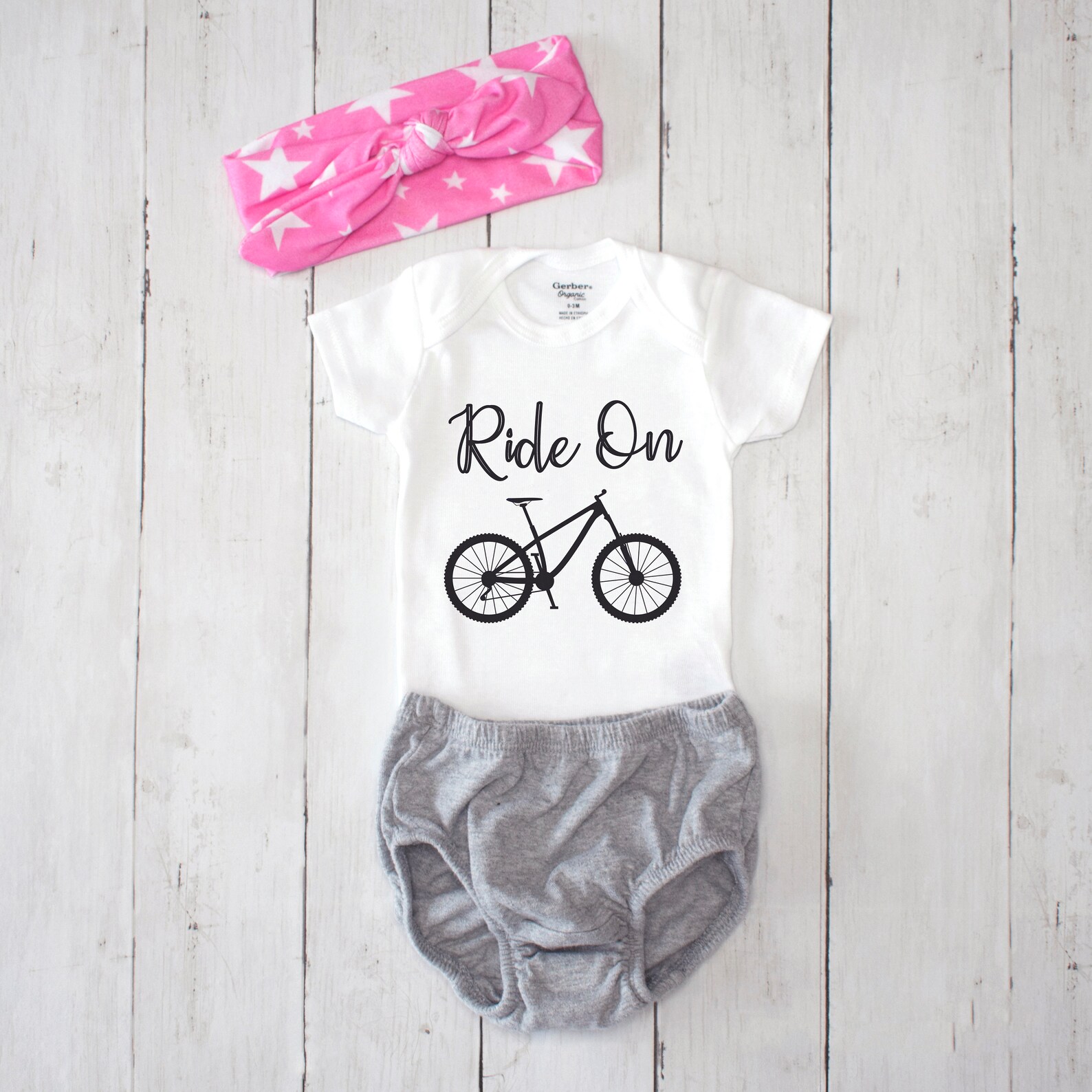 Ride on Bicycle Baby Onesie® Bike Baby Gift Funny Baby Onesie® Etsy