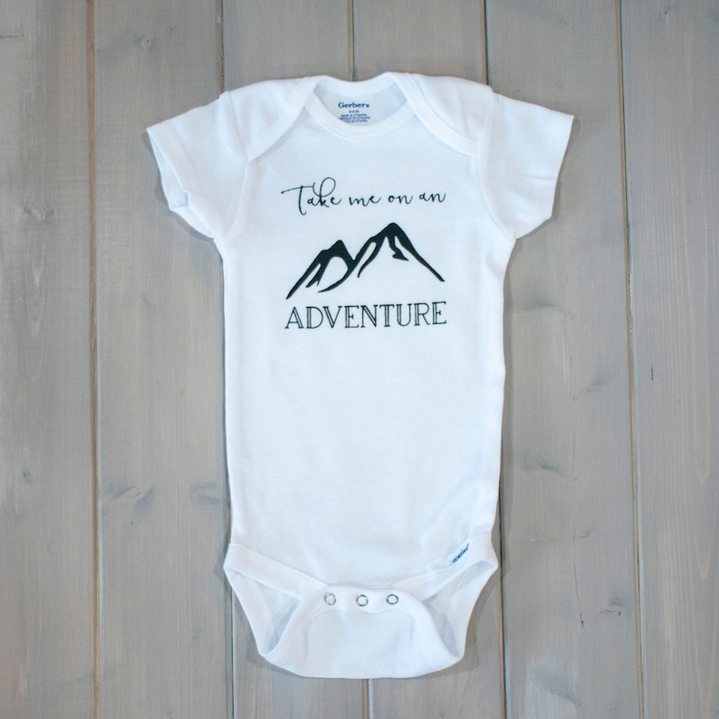 Adventure Baby Onesie\u00ae Mountain Baby Gift Outdoor Baby Clothes Mountain Onesie\u00ae Hiking Baby Gift Outdoorsy Baby Clothes