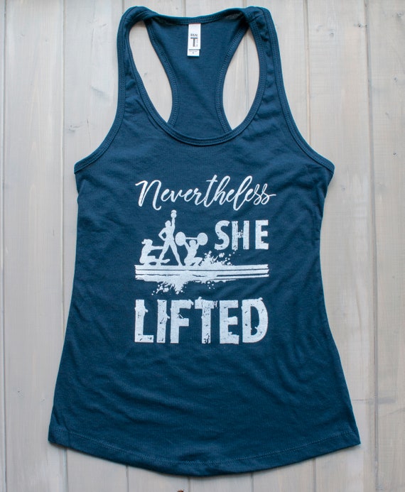 Womens Gym Tank Crossfit Shirt Cute Gym Tank Gym Motivation | Etsy