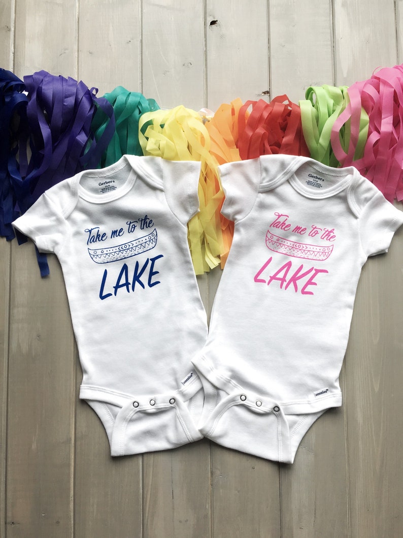 Lake Baby Onesie® Funny Baby Onesie® Lake Babe Beach Baby Etsy