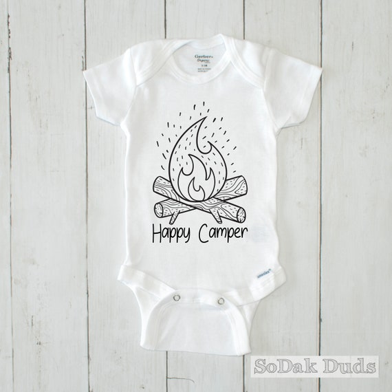 happy camper onesie